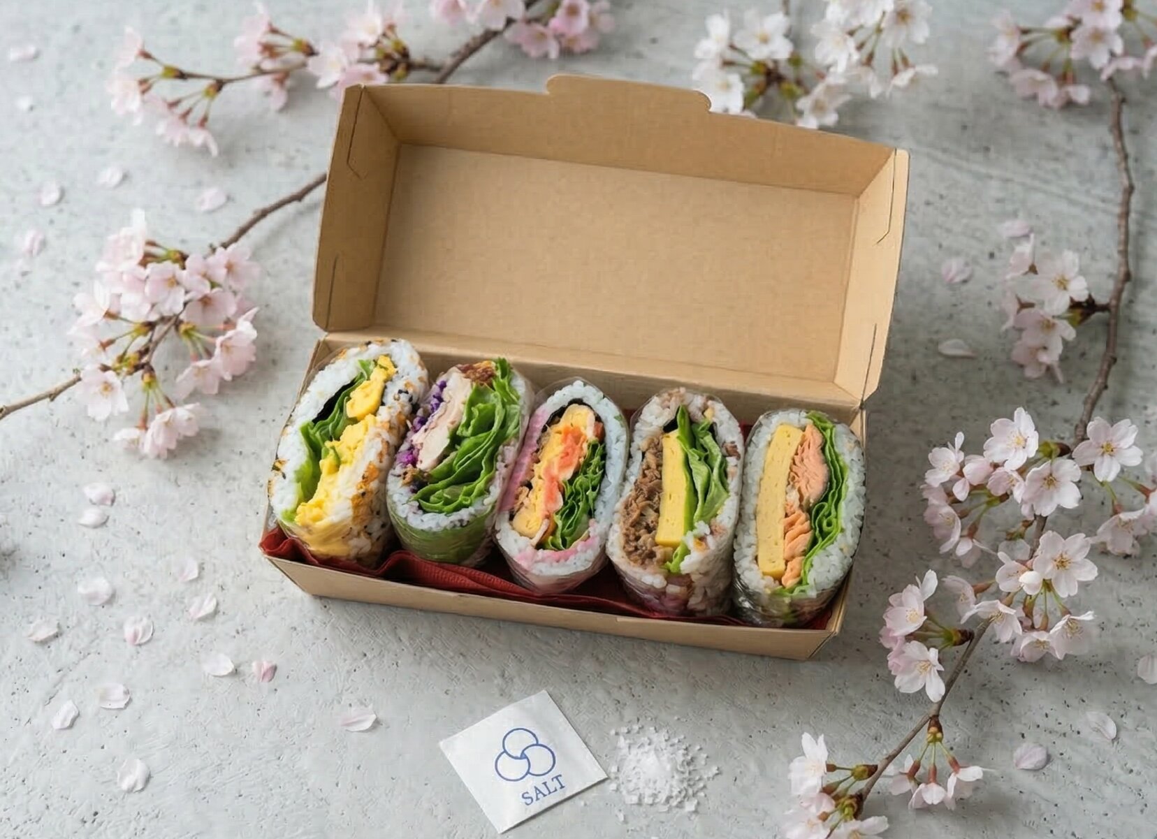 阪急オリジナルセット＋後掛け『塩二郎塩』付き　※画像提供：PACKN-TO（パクント）