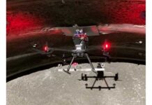 鋼材に吸着させたドローンから切羽形状データを取得~汎用ドローンに吸着機構を実装、測定作業を無人化~ ― 大阪工業大学 | 大阪工業大学